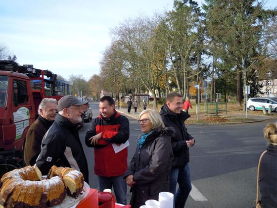 Olaf Mangod beim Bürgerdialog in Neuenhagen