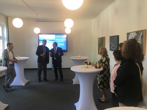 ehemalige Verkehrsminister Harmut Meyer und Jörg Vogelsänger